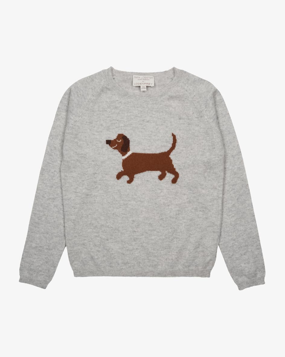 Papa Lobster Dackel Cashmere-Pullover