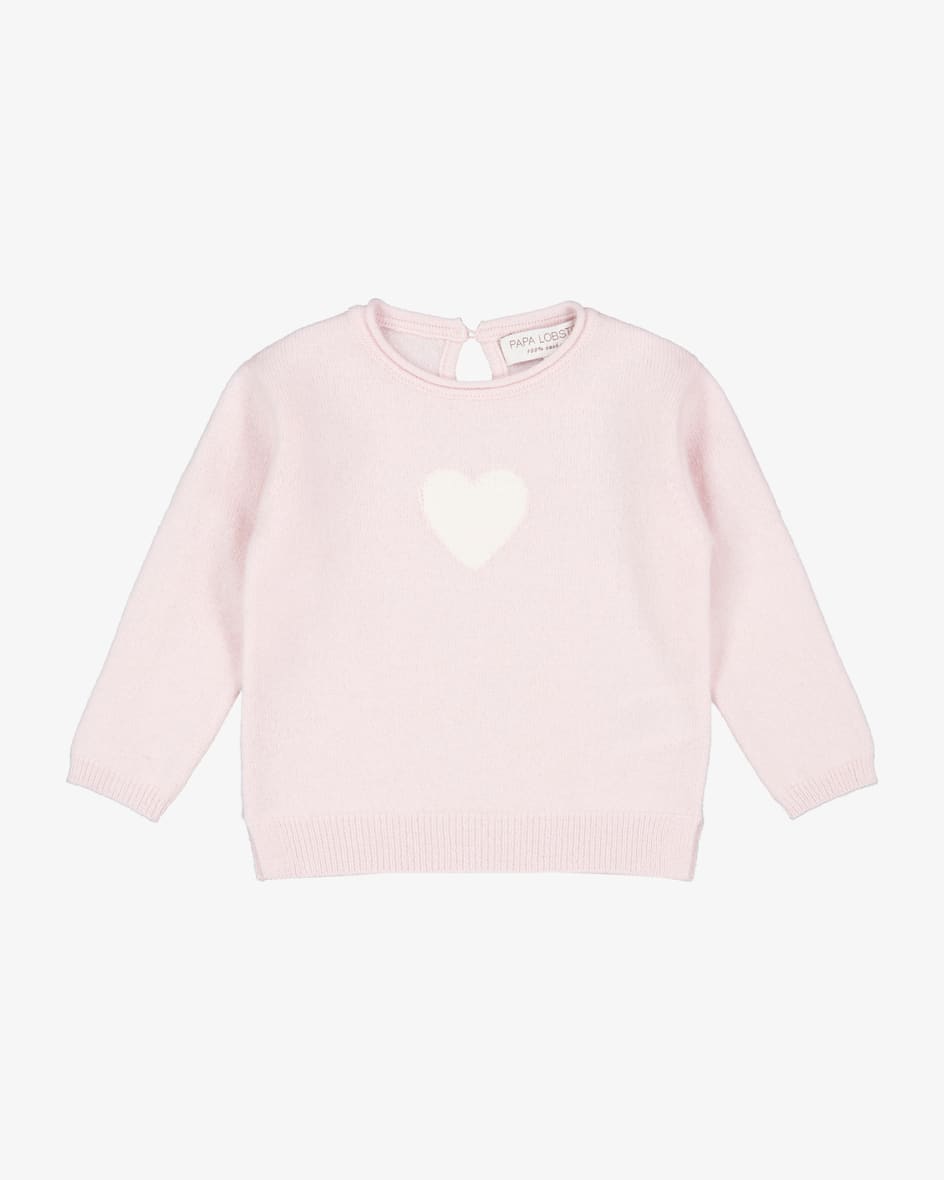 Papa Lobster Heart Cashmere-Pullover