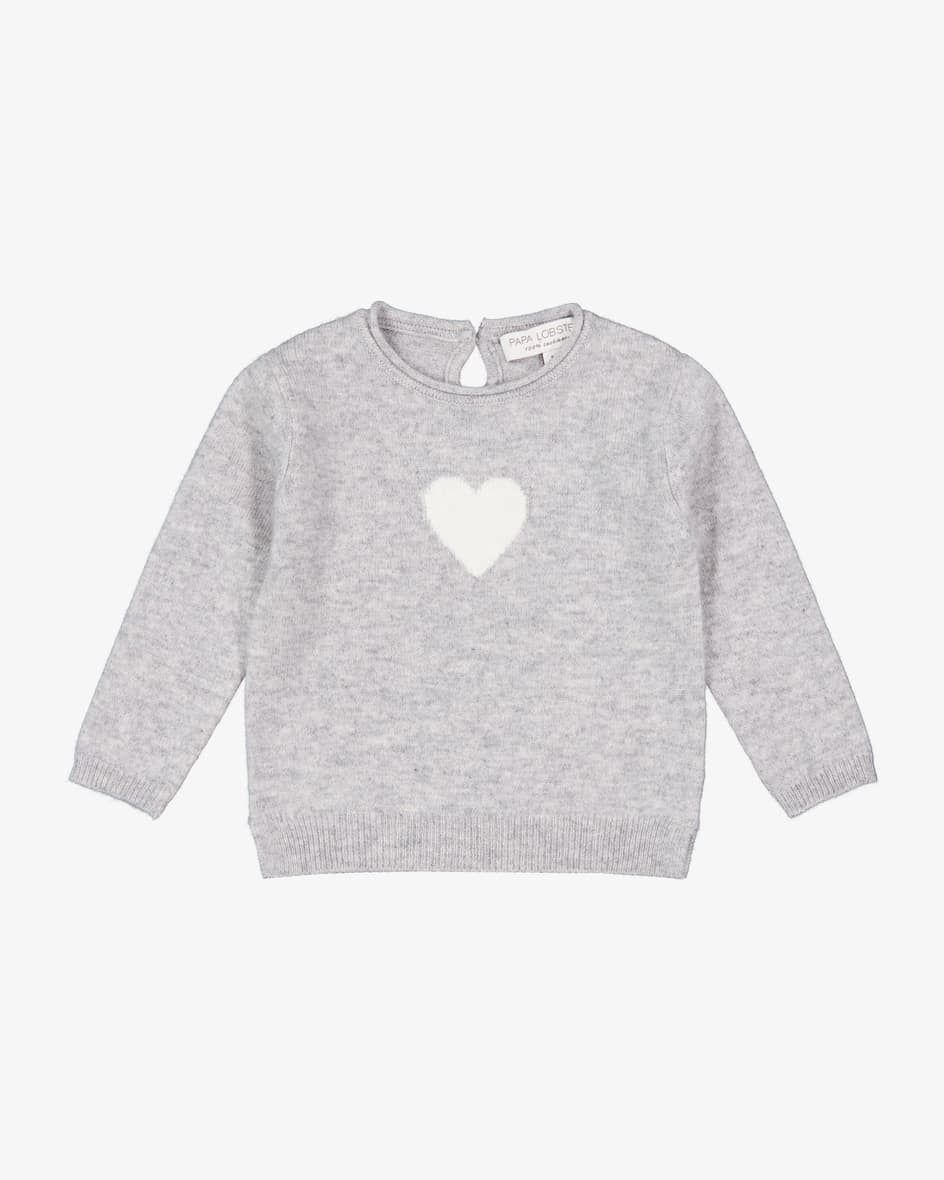 Papa Lobster Heart Cashmere-Pullover