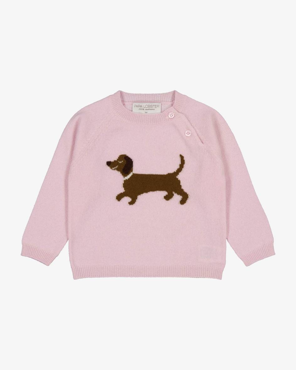 Papa Lobster x LODENFREY Dackel Cashmere-Pullover