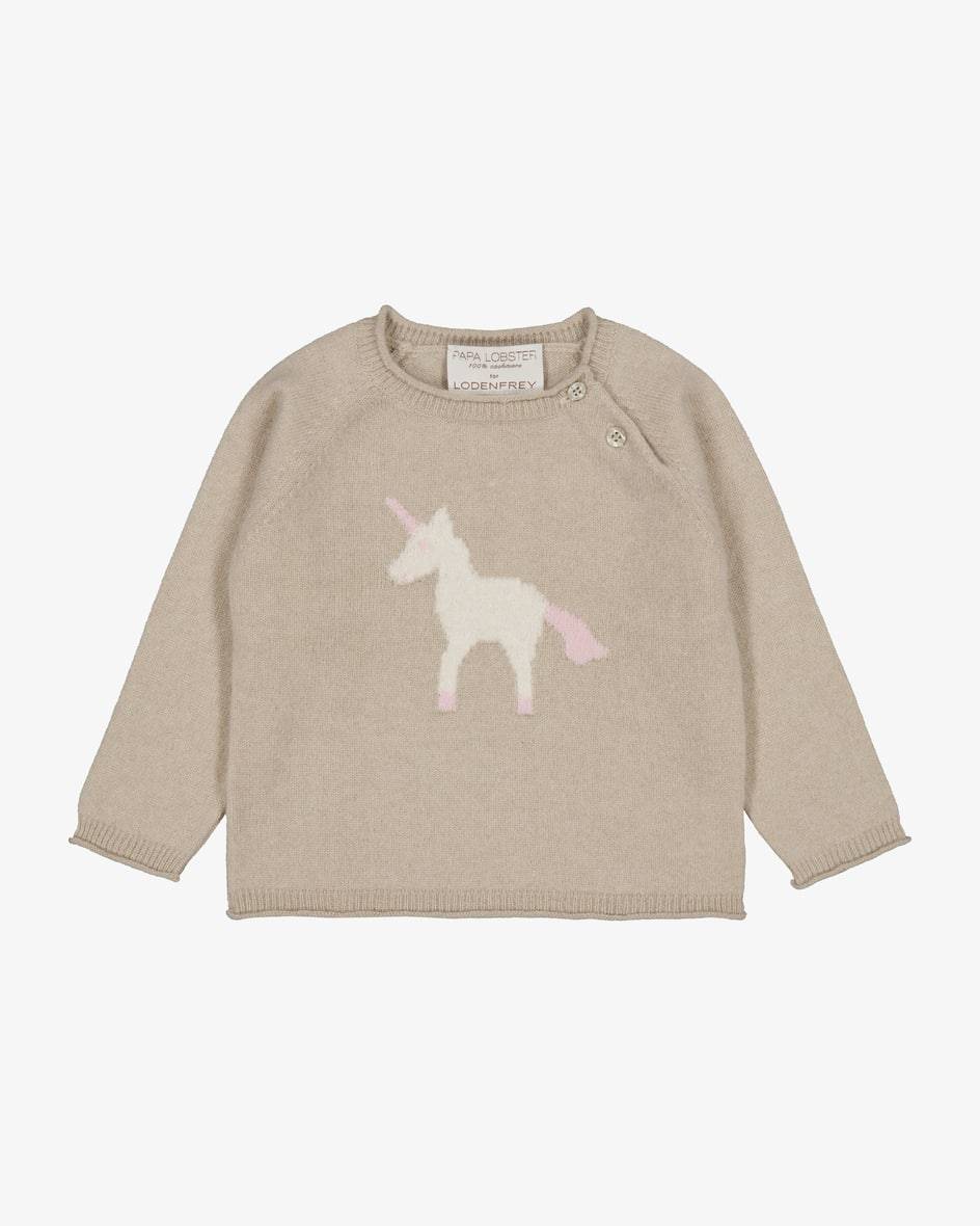 Papa Lobster x LODENFREY Einhorn Cashmere-Pullover