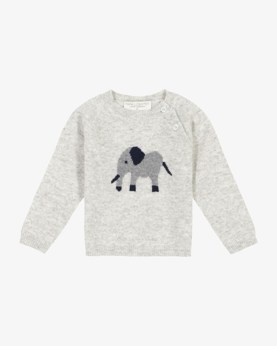 Papa Lobster x LODENFREY Elefant Cashmere-Pullover