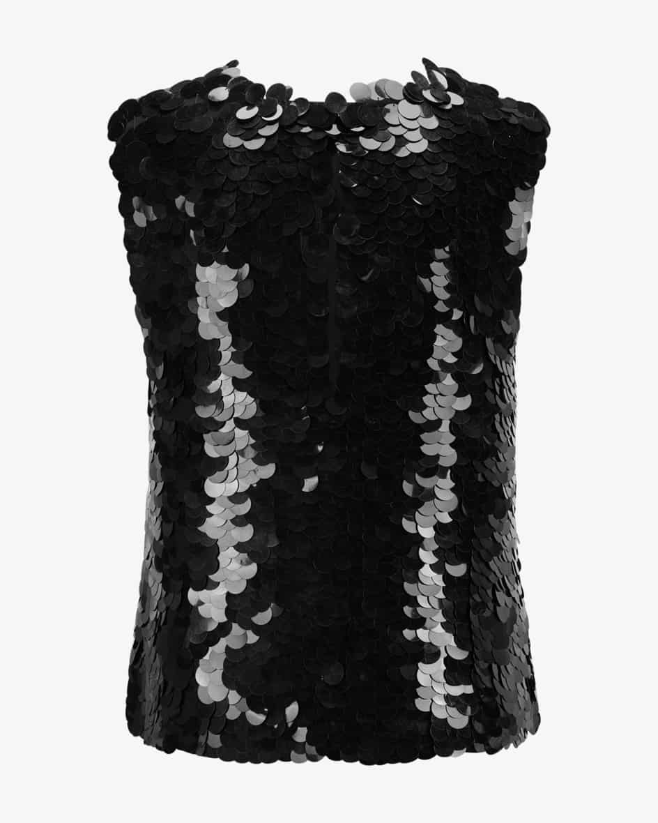 Parosh Glass Pailletten-Top