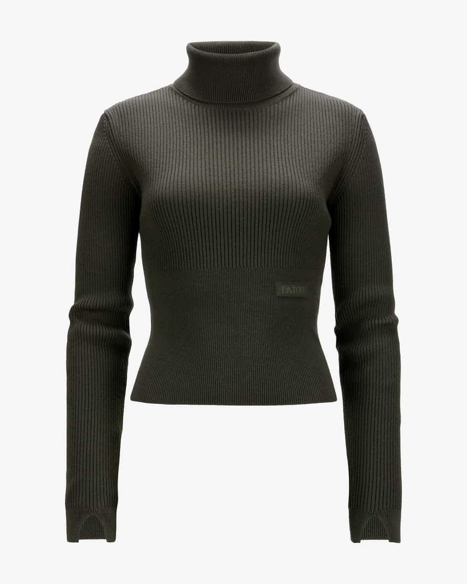 Patou Signature Rib Turtle Pullover