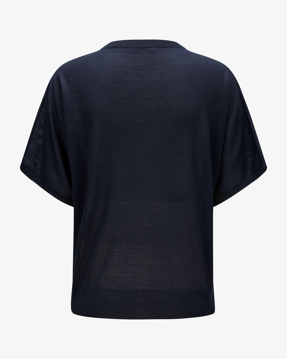 Peserico Cashmere-Seiden-Strickshirt