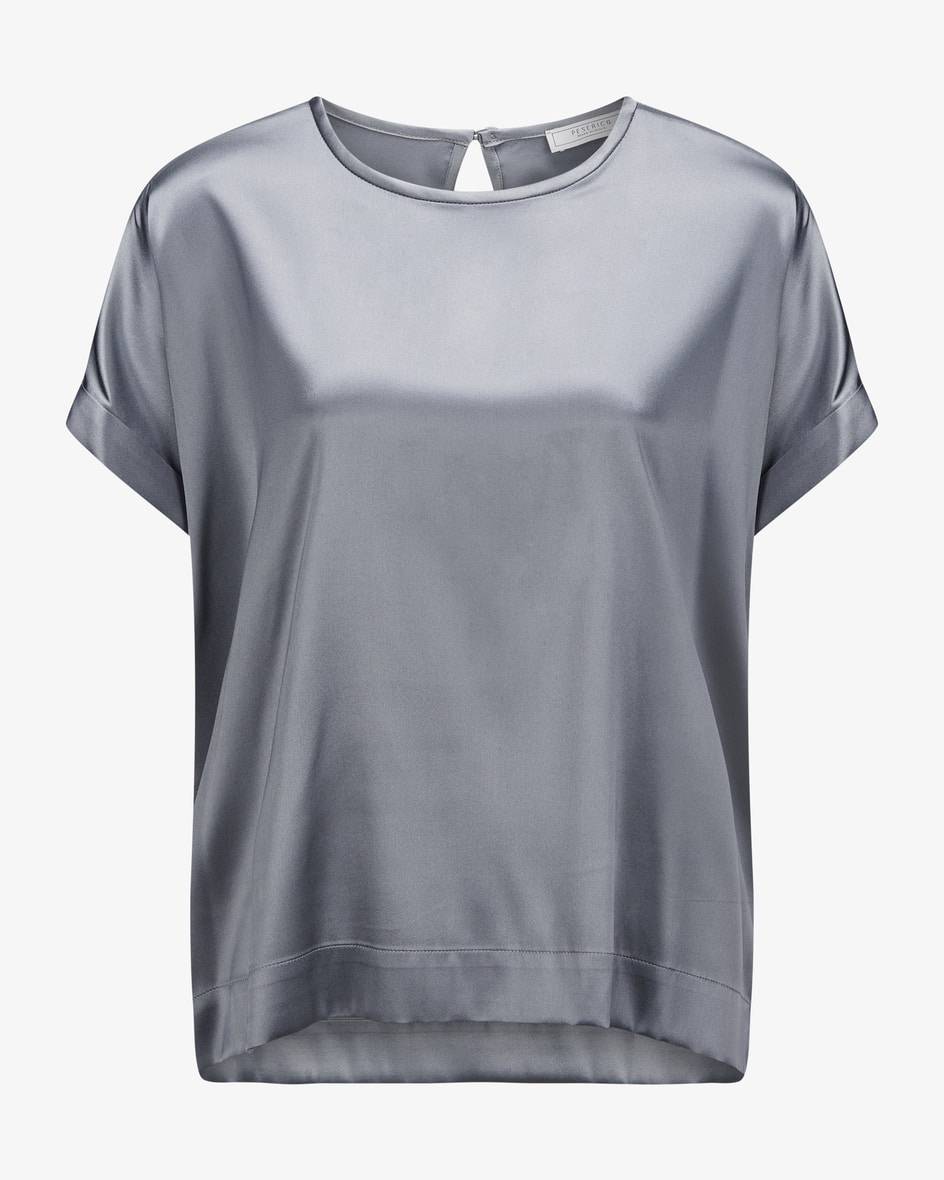 Peserico Seiden-Blusenshirt