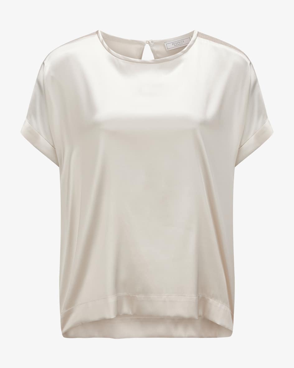 Peserico Seiden-Blusenshirt