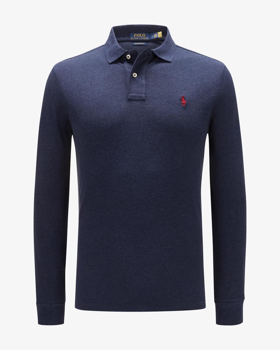 Polo Ralph Lauren Langarm-Polo Custom Slim Fit