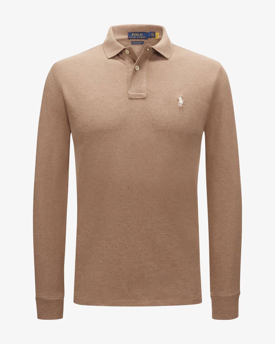 Polo Ralph Lauren Langarm-Polo Custom Slim Fit