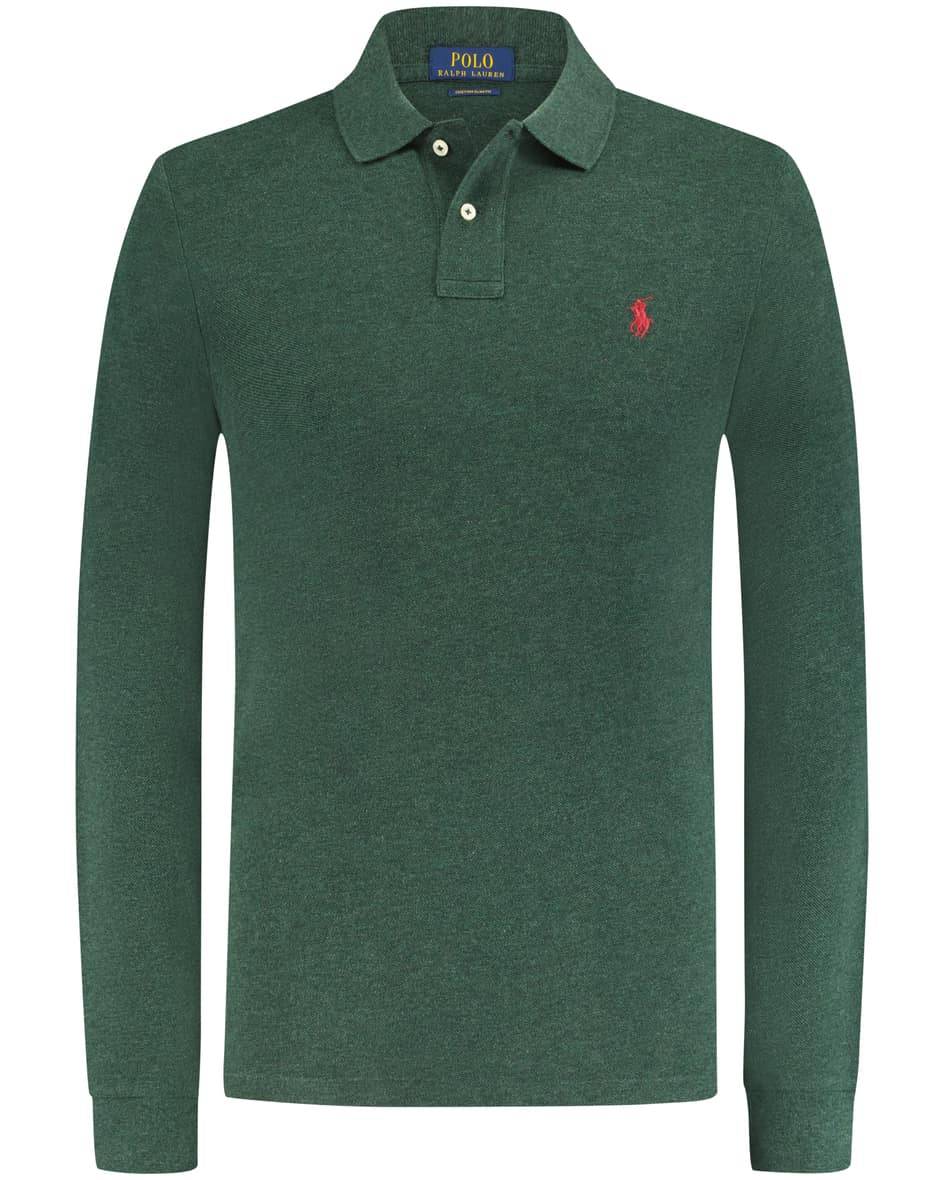 Polo Ralph Lauren Langarm-Polo Custom Slim Fit