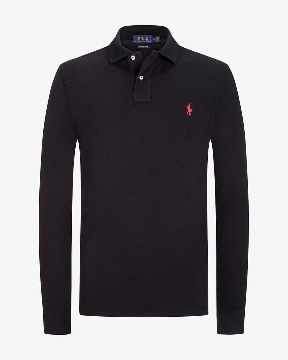 Polo Ralph Lauren Langarm-Polo Custom Slim Fit