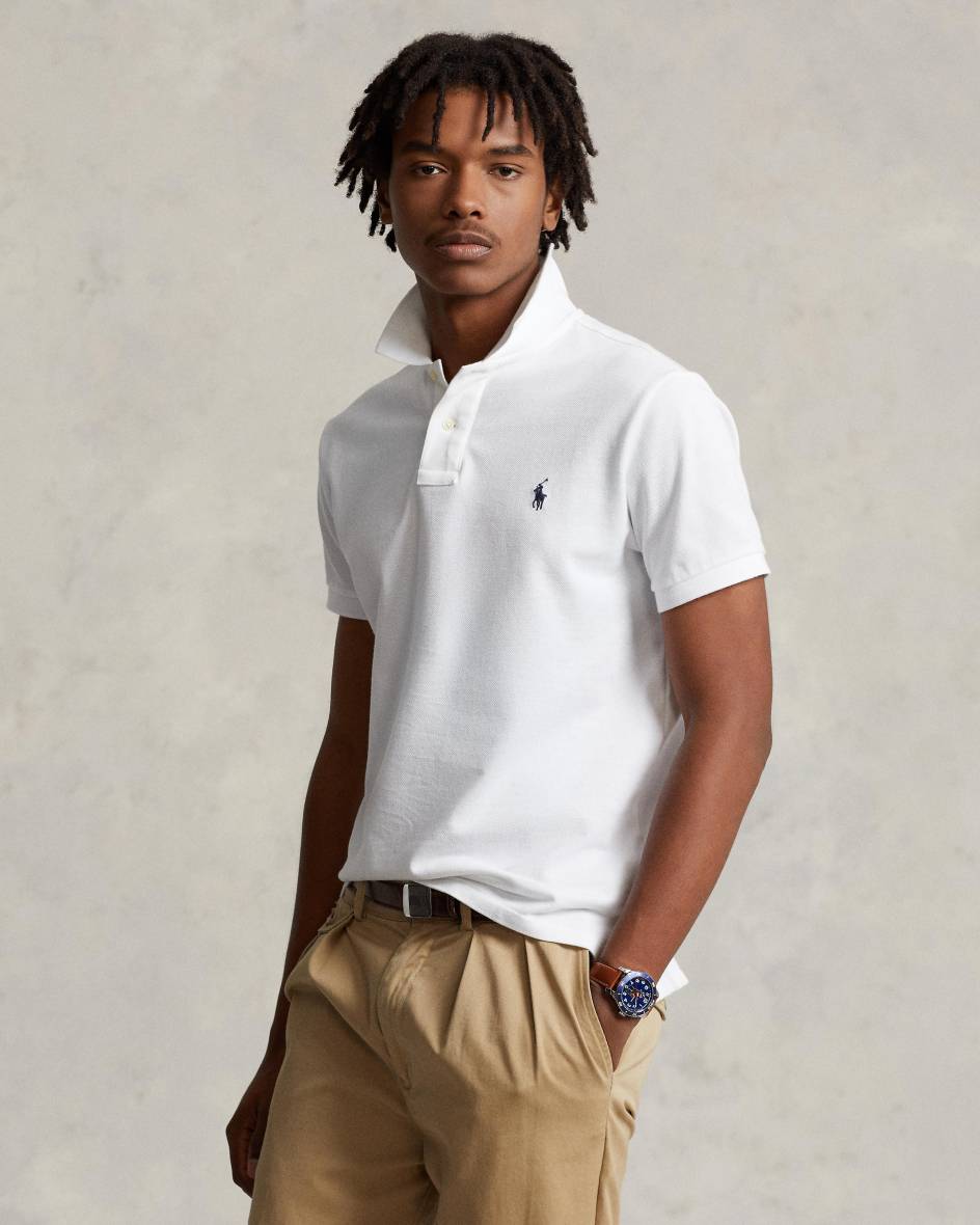 Polo Ralph Lauren Polo-Shirt Custom Slim Fit Mesh