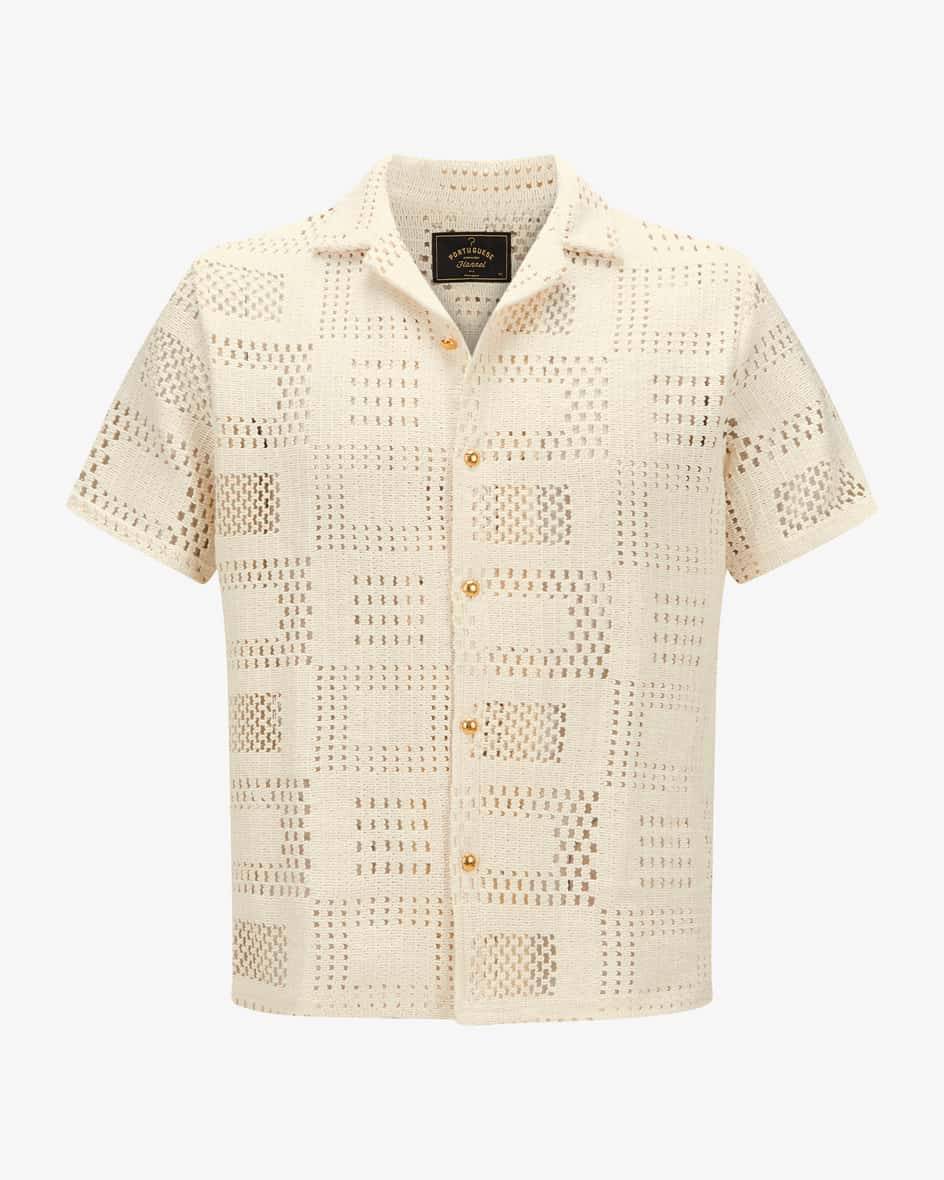 Portuguese Flannel Square Knit Strickhemd