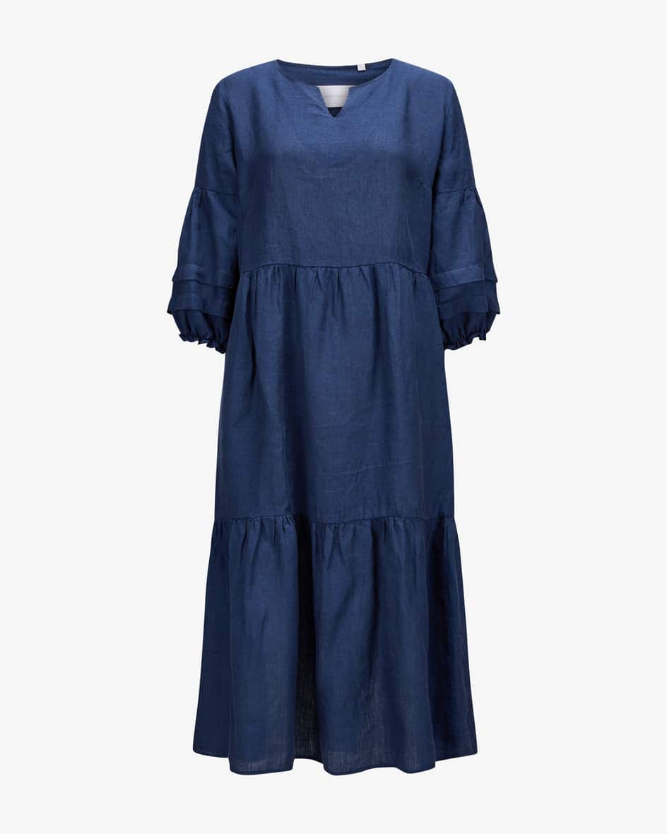 Robert Friedman Gloria Leinen-Midikleid