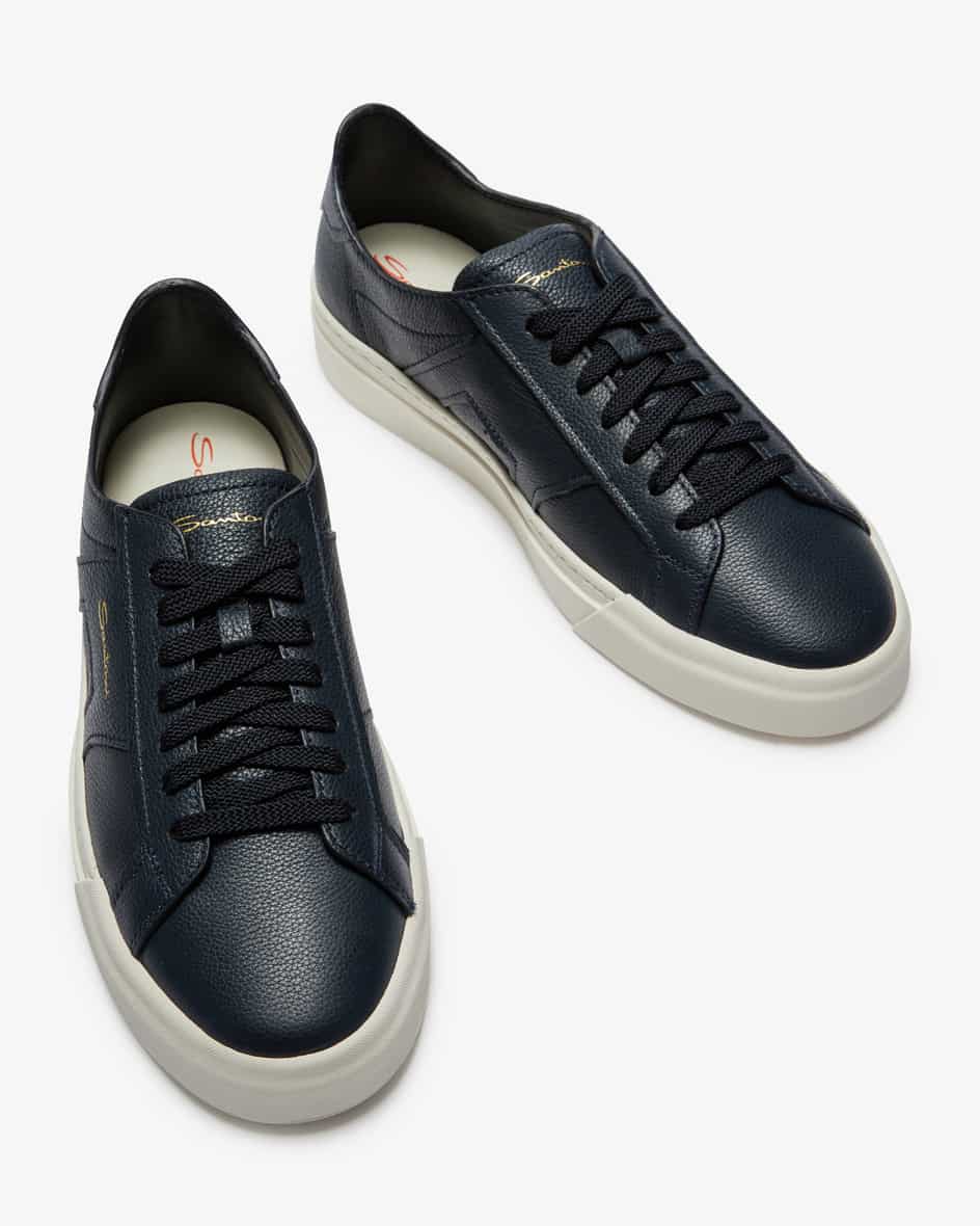 Santoni Double Buckle Sneaker