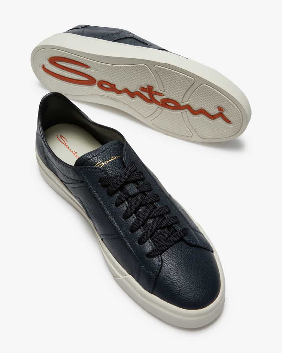 Santoni Double Buckle Sneaker