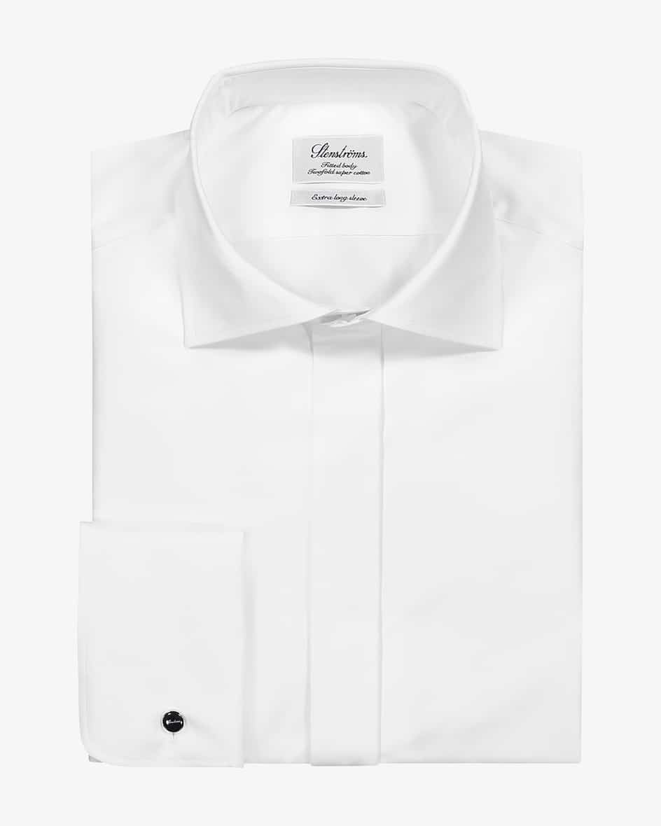 Stenströms Smokinghemd Fitted Body Flatfront extra langer Arm