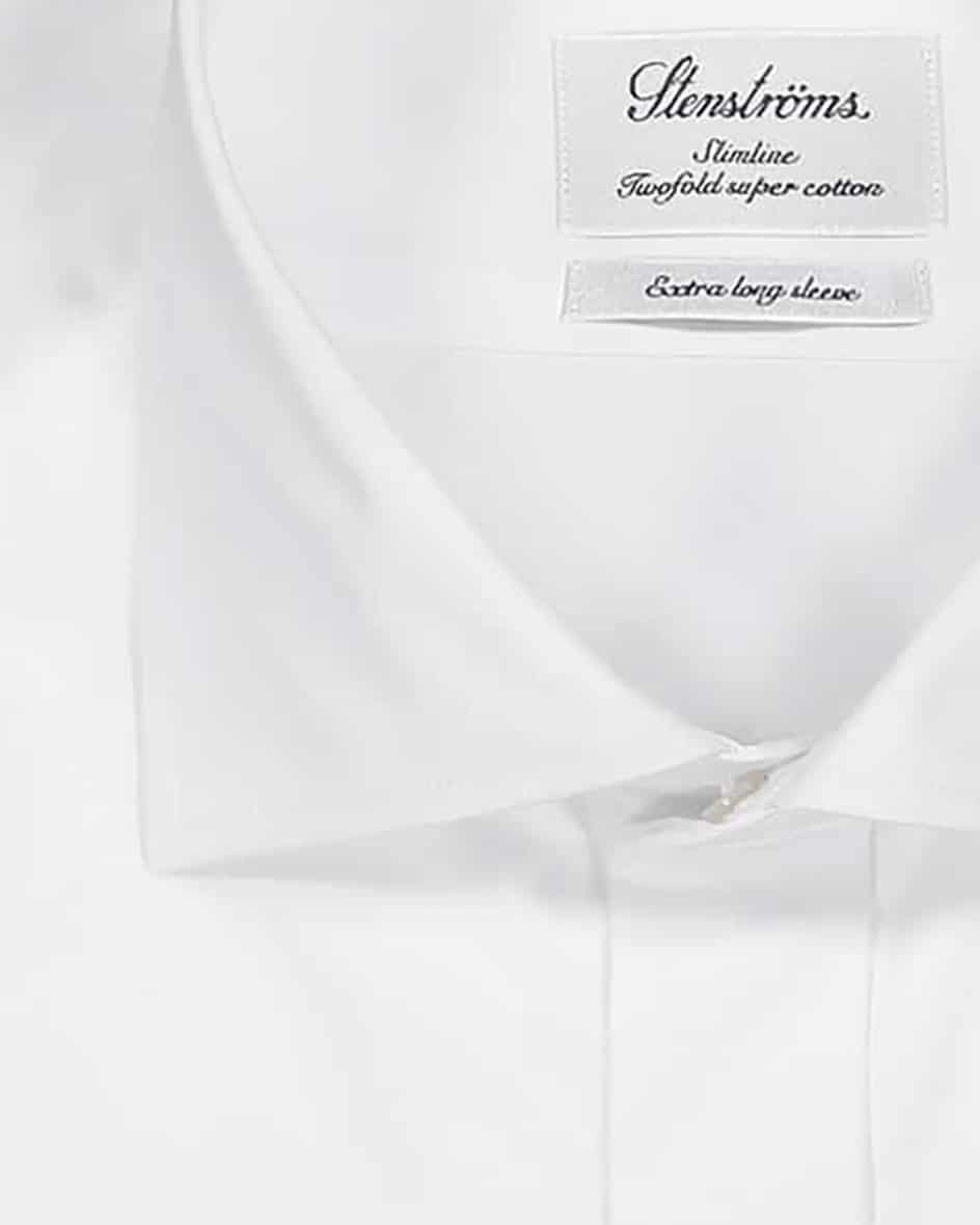 Stenströms Smokinghemd Slim Fit Flat Front Extra Langer Arm