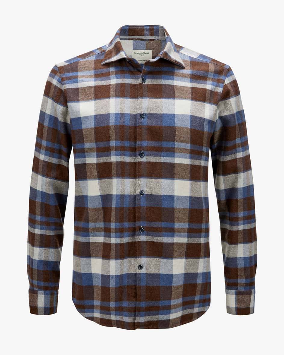 Tintoria Mattei Flanellhemd Slim Fit