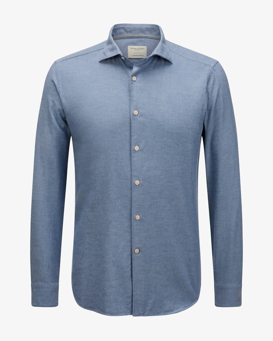Tintoria Mattei x LODENFREY Flanellhemd Slim Fit