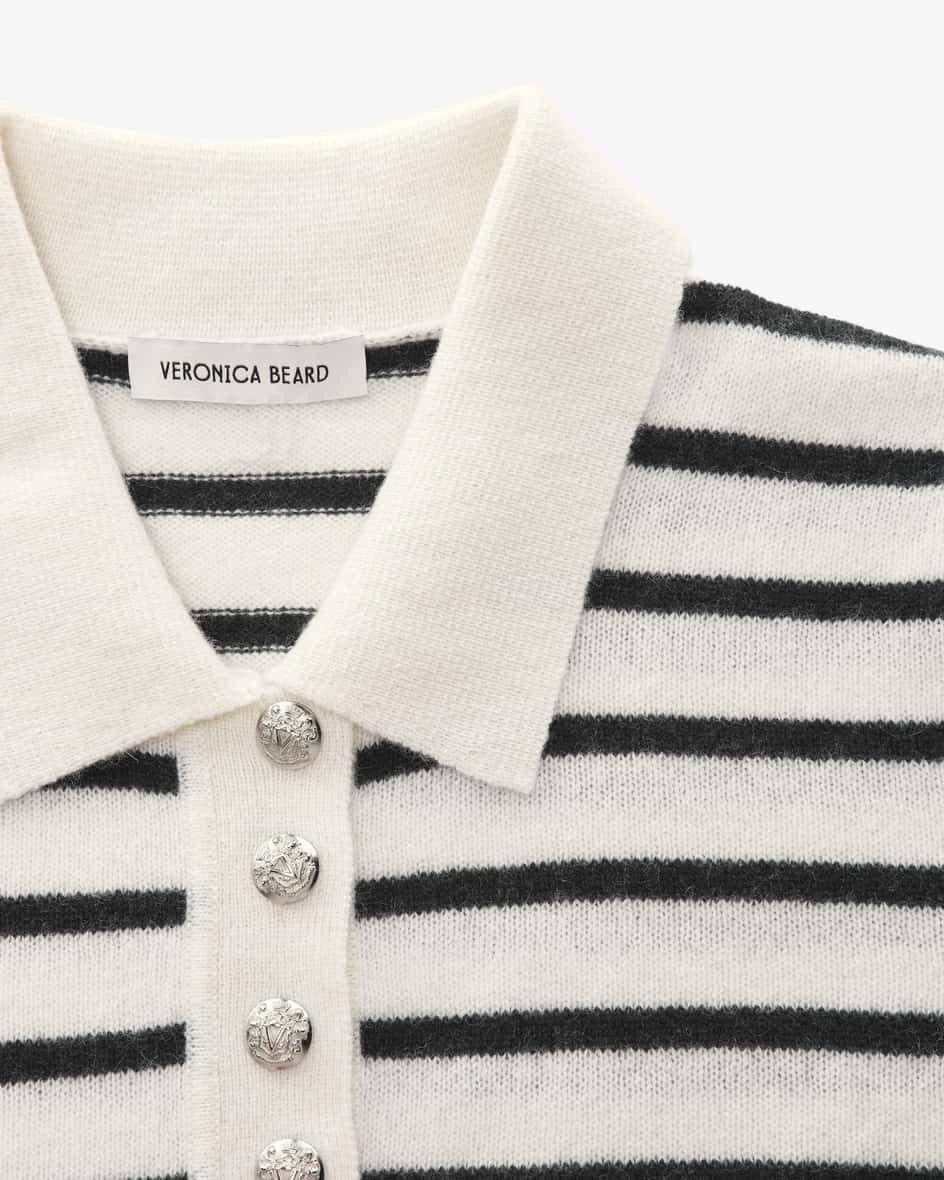 Veronica Beard Brandt Cashmere-Poloshirt