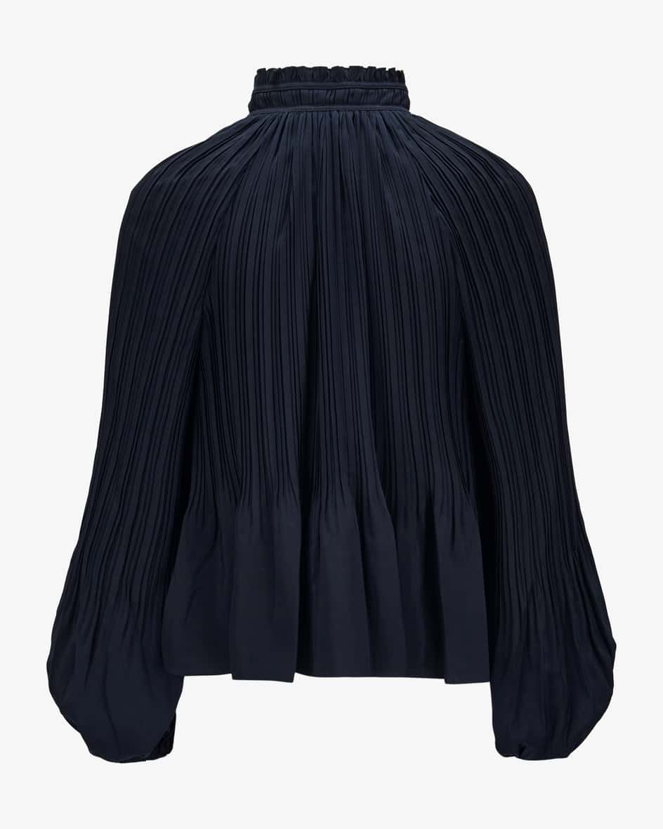 Veronica Beard Walker Top Pliséebluse