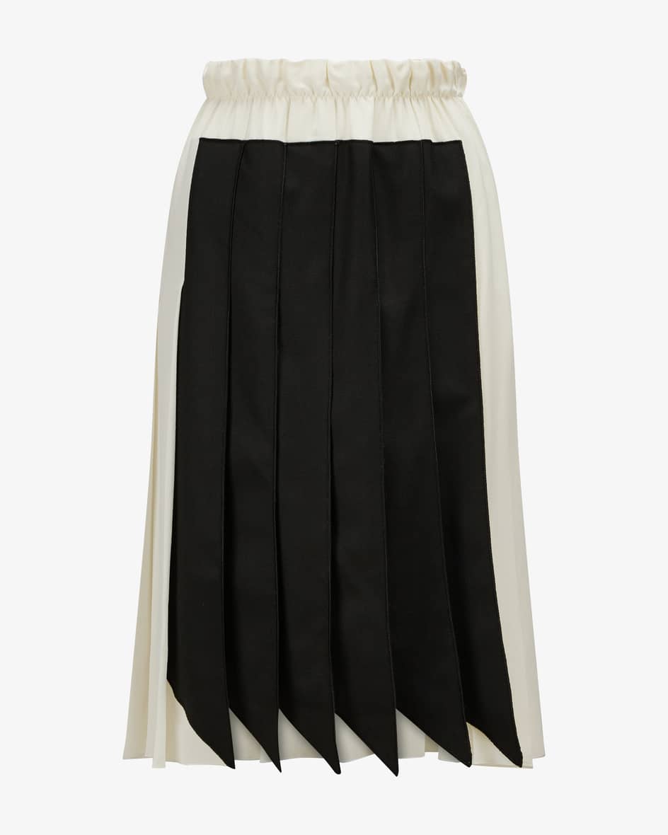 Victoria Beckham Seiden-Plisseerock