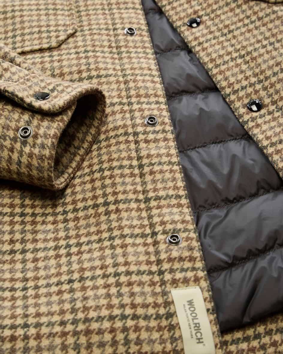 Woolrich Alaskan Wool Daunen-Shirtjacket