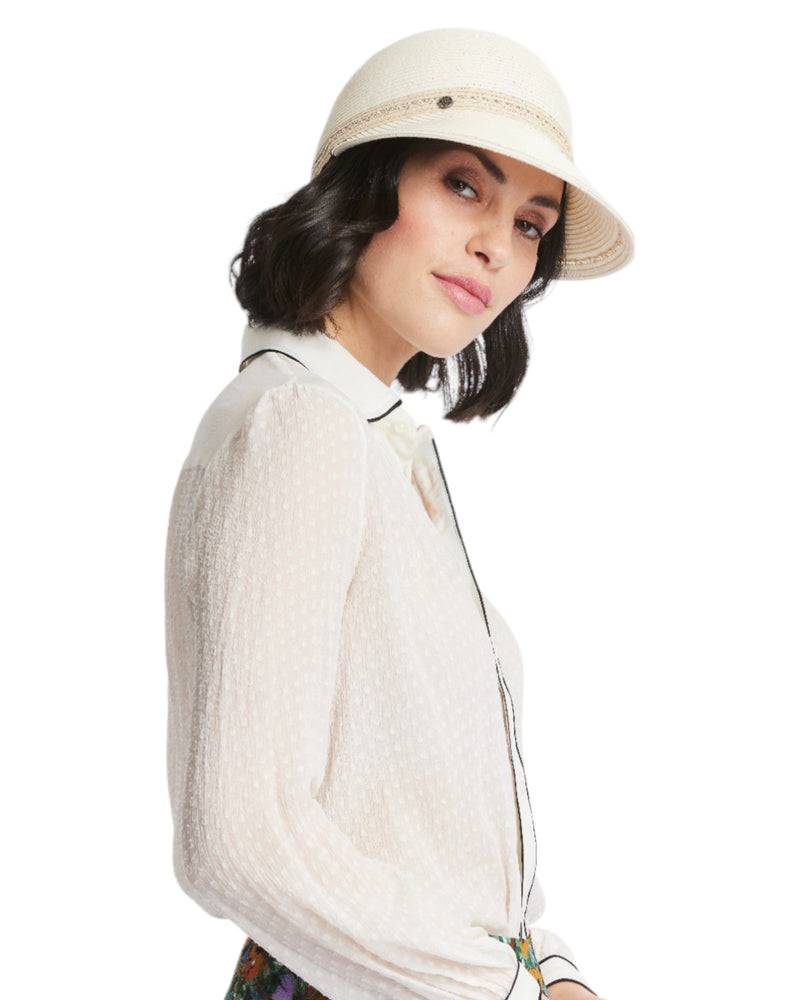 Loevenich Baseball Cap Aus Softer Melange Papierborte-Creme-Natur