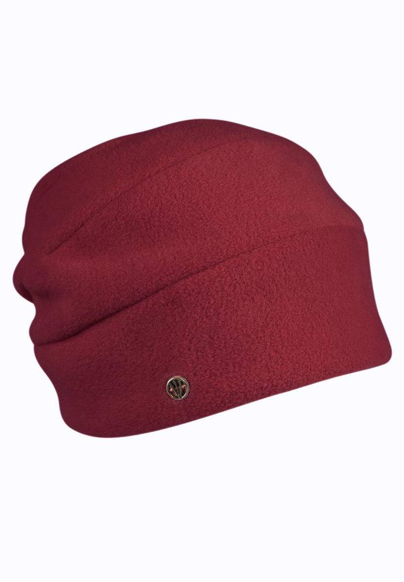 Loevenich Beanie Aus PolarSoft® Fleece - Dunkelrot