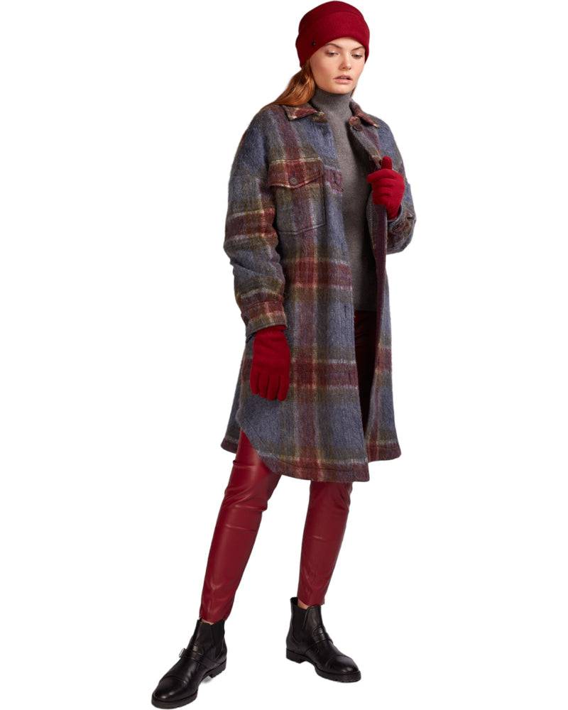 Loevenich Beanie aus PolarSoft® Fleece - Dunkelrot