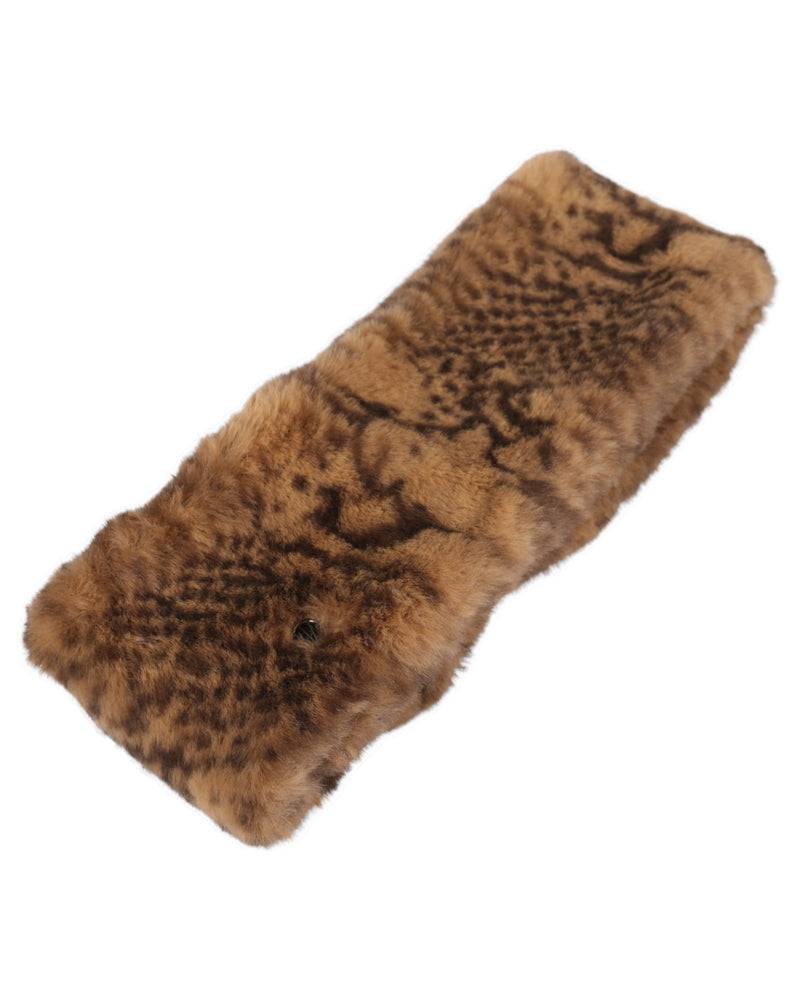 Loevenich Fakefur-Stirnband - Kamel