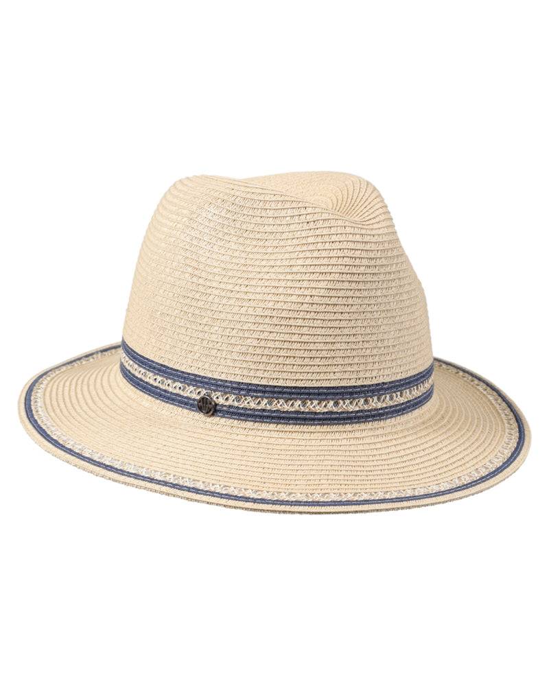 Loevenich Fedora-Natur-Blau