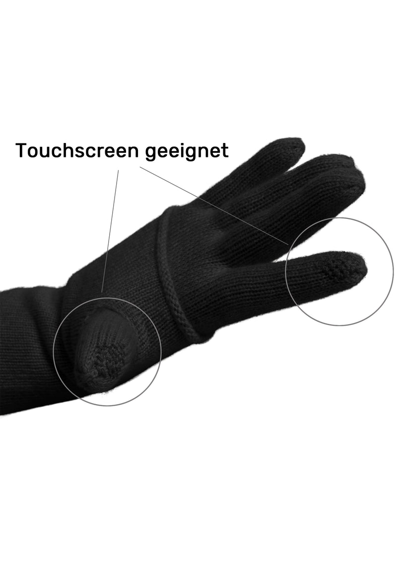 Loevenich Fingerhandschuhe - Schwarz