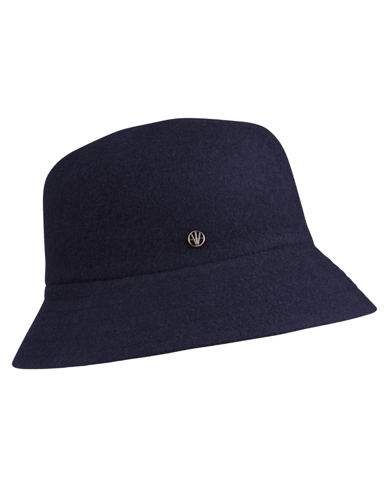 Loevenich Fischerhut Aus Wolle-Marine