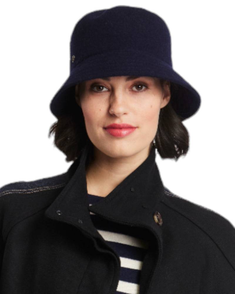 Loevenich Fischerhut Aus Wolle-Marine