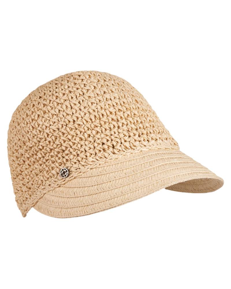 Loevenich Gehäkelte Schirmkappe-Natur