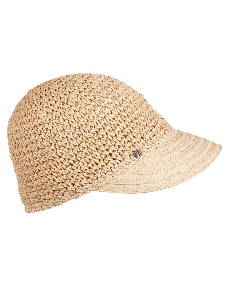 Loevenich Gehäkelte Schirmkappe-Natur