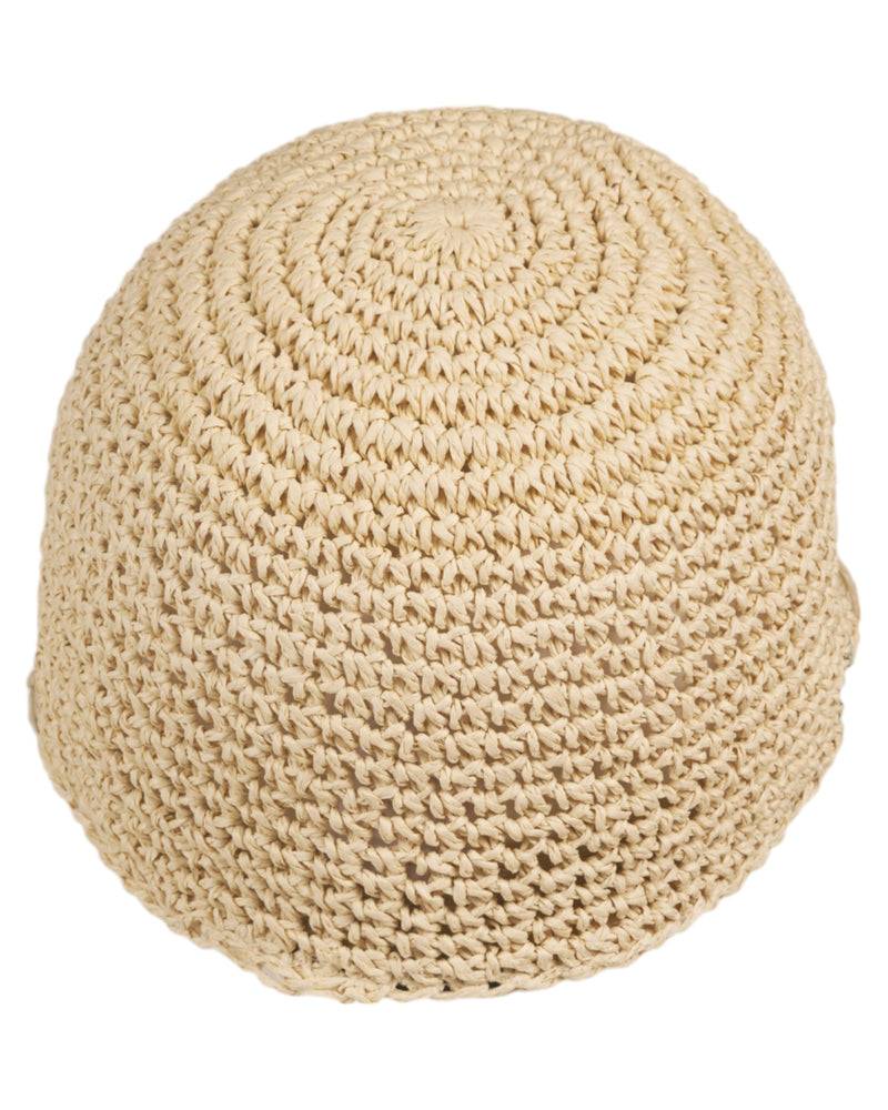 Loevenich Gehäkelte Schirmkappe-Natur