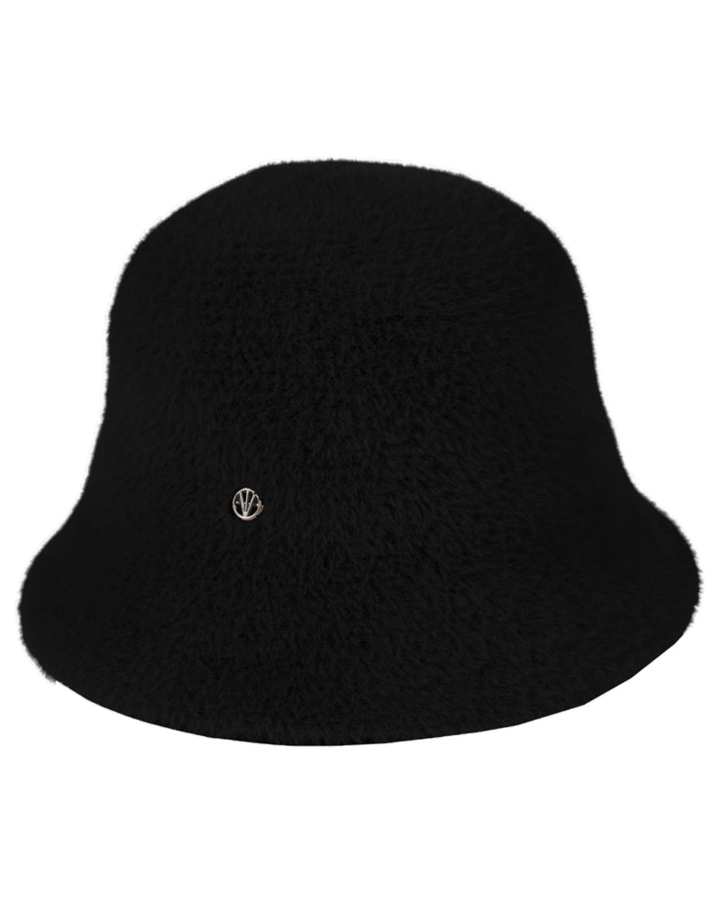 Loevenich Glockenhut Aus Kunstfell - Schwarz