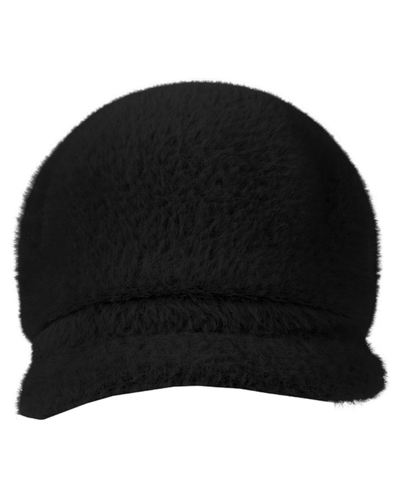 Loevenich Imitatfell Schirmkappe - Schwarz
