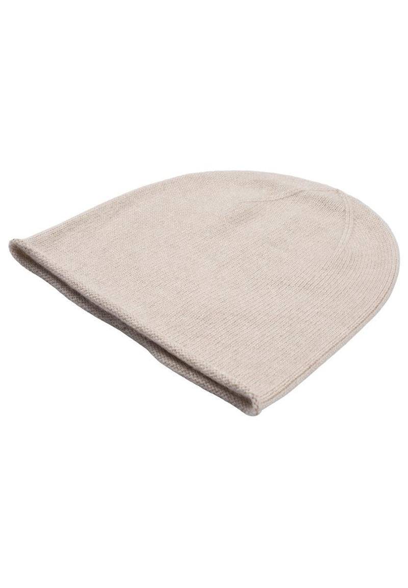 Loevenich Kaschmir Beanie - Beige Meliert