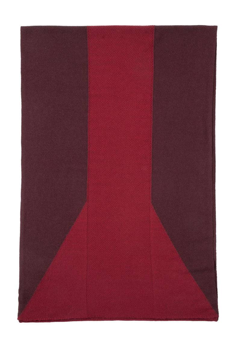 Loevenich Kaschmir-Schal 60 X 185 Cm - Vino-Rubin