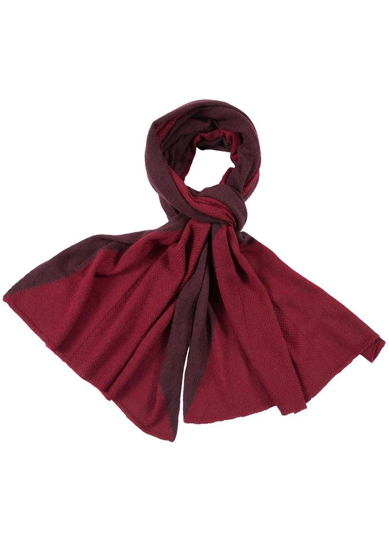 Loevenich Kaschmir-Schal 60 x 185 cm - Vino-Rubin