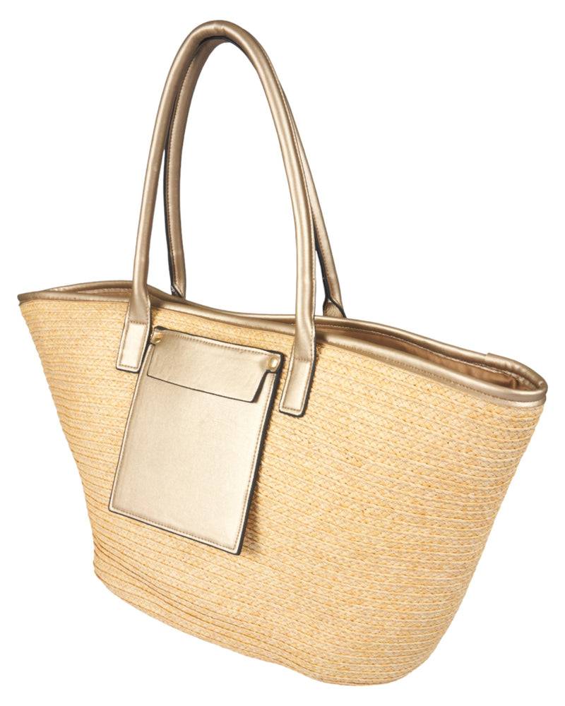 Loevenich Korbtasche-Gold