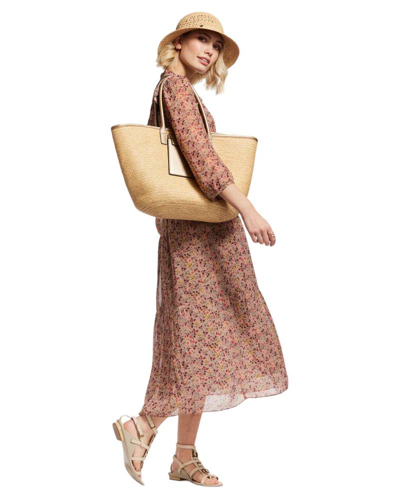 Loevenich Korbtasche-Gold