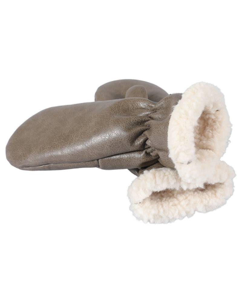 Loevenich Kunstleder Handschuhe - Oliv