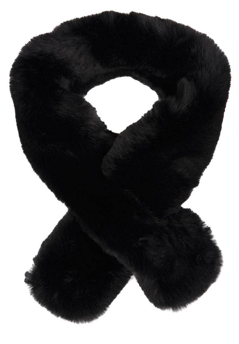 Loevenich Kunstpelzschal - Schwarz