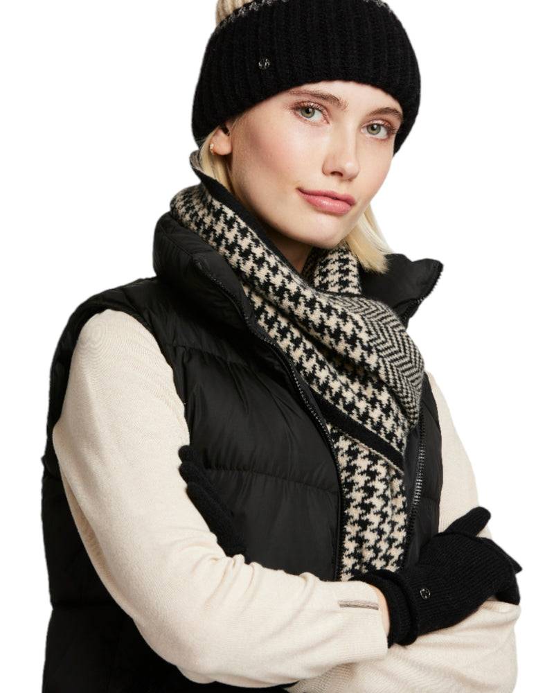 Loevenich Schal 2'farbig - Beige-Schwarz