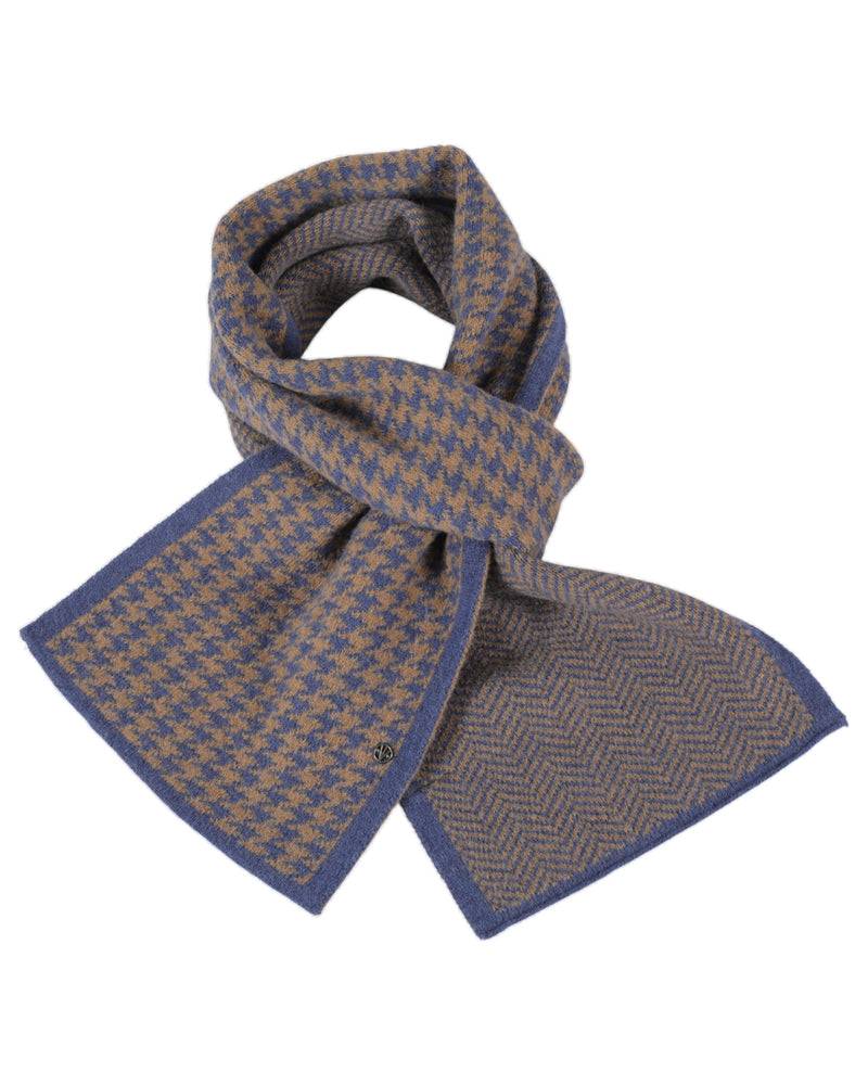 Loevenich Schal 2'farbig - Kamel-Blau
